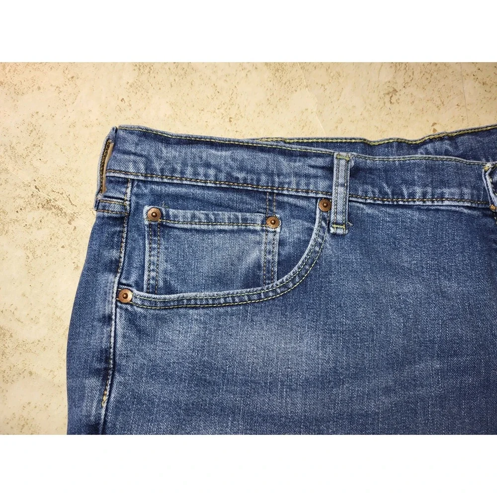 VTG Levi Mens Red‎ Tab Mid Wash 5 Pkt Jean 70's 80's Grunge Size 46X30